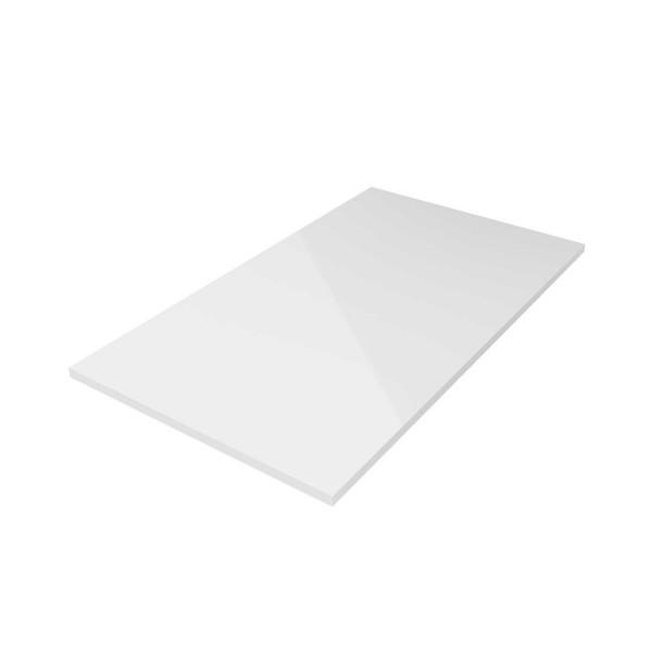 PLAN DE TOILETTE 600 BLANC BRILLANT 16 MM - SALGAR 22960