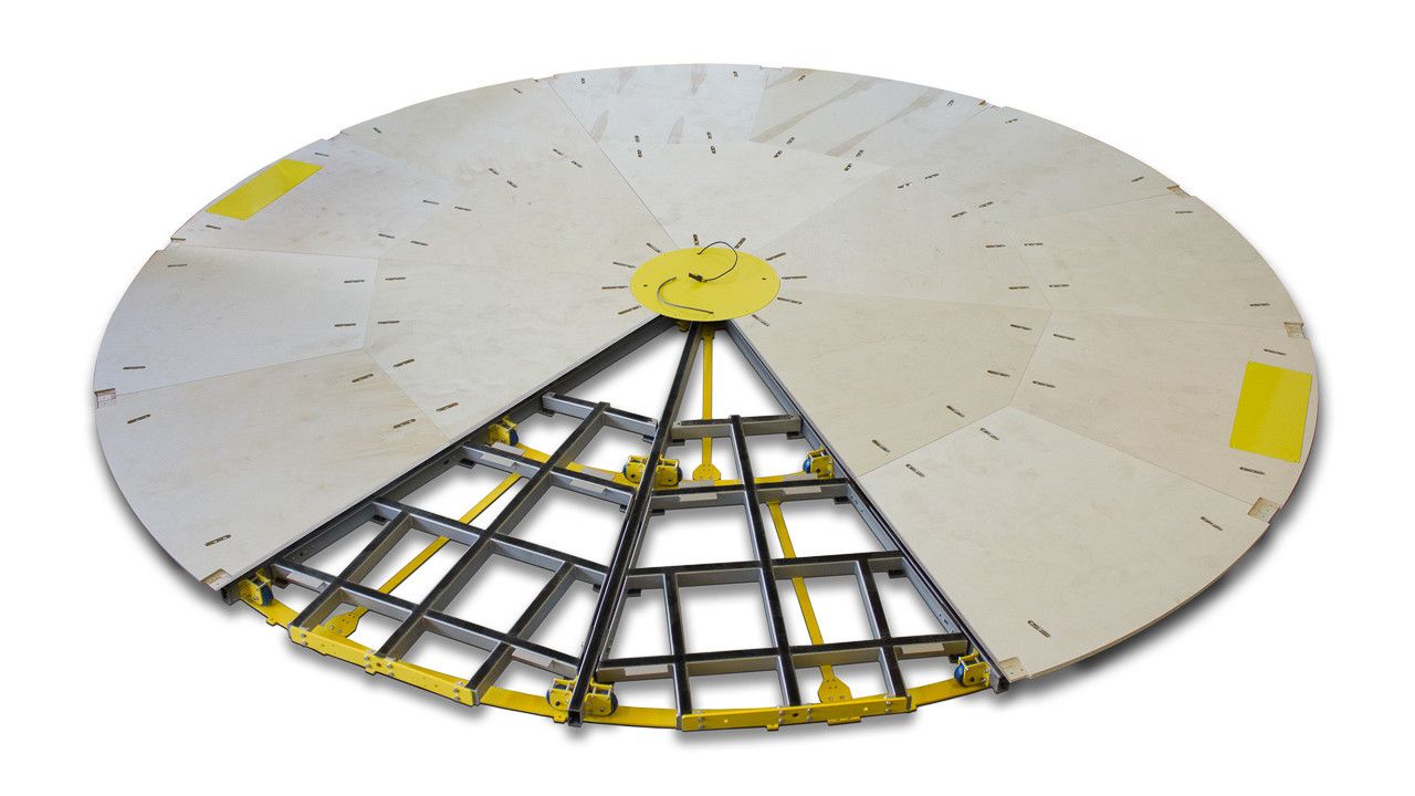 Plateau tournant ø 6 m - pre motion - capacité de charge de 3000 kg maximum_0