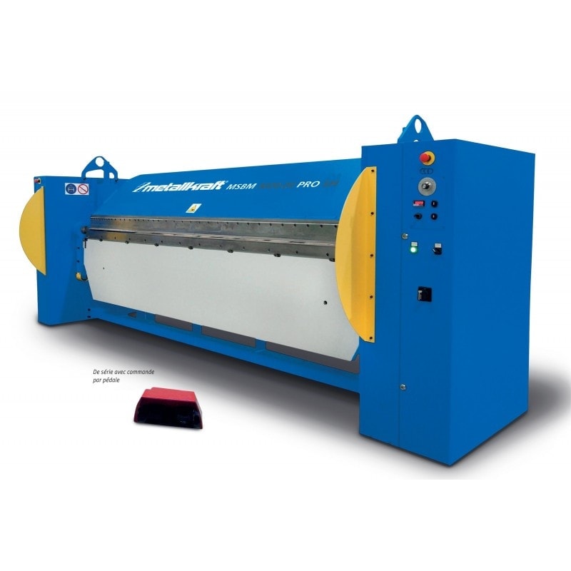 Plieuse motorisée type lourd Metallkraft MSBM 3020-30 PRO - 3020 mm de largeur et 3.0 mm d'épaisseur_0