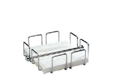 PORTE-SERVIETTES APS, - WIRE - 19 X 19 CM, HAUTEUR : 6,5 CM