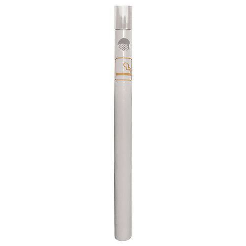 POTELET CENDRIER Ø 76 MM POMMEAU INOX BROSSÉ ZINC GRIS 7044 - PROCITY