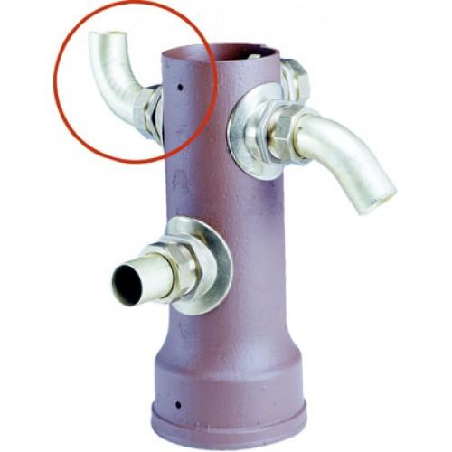 RACCORD BOURDIN COUDÉ 90° M 40X49 DOUILLE Ø 38 MM RACCORD BOURDIN