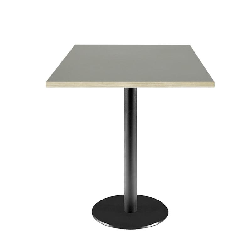 RestooTab - Table Rome 60x60cm verde comodoro fenix chants couleur bois - vert Bois manufacturé TB-ROM-6060M-VER.CO-BOI_0