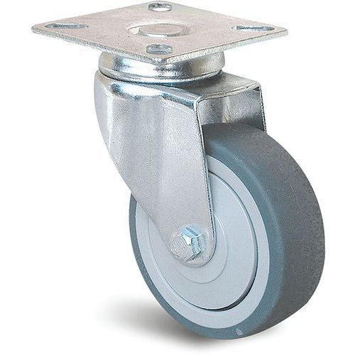 ROULETTE THERMOPLASTIQUE PIVOTANTE Ø 60 MM - 50 KG - GUITEL