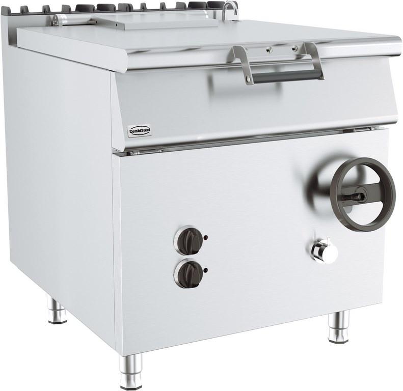Sauteuse basculante professionnelle électrique - 80L - 800x900x900 mm - 7178.3130_0