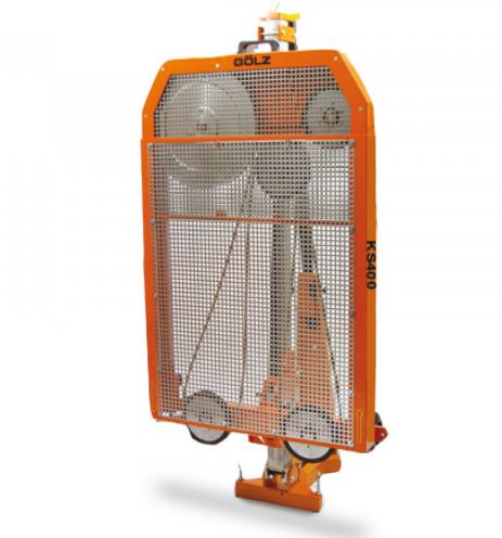 Scie à câble compacte KS400 - GÖLZ - Pour trémies 400 x 400 mm à 800 x 800 mm, avec bâti KB400 et moteur BBM33L 3,3 kW_0