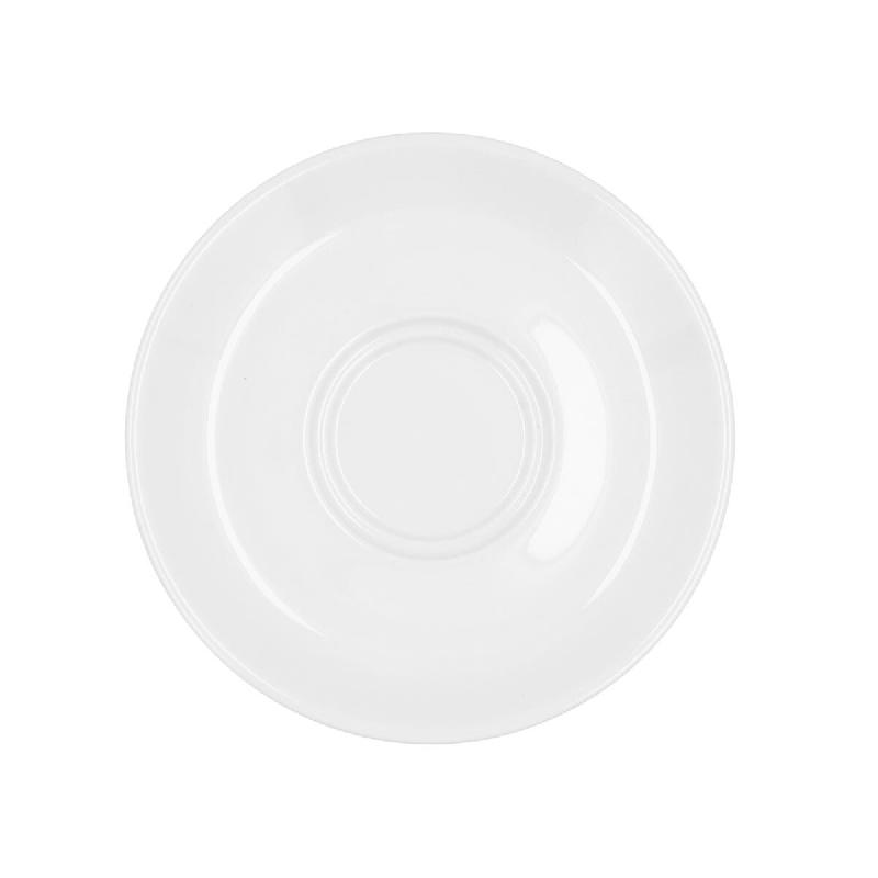 Service à café/thé Bidasoa Glacial, 6 tasses en porcelaine, 25-30 cl, 15 cm - blanc porcelaine 5429957_0