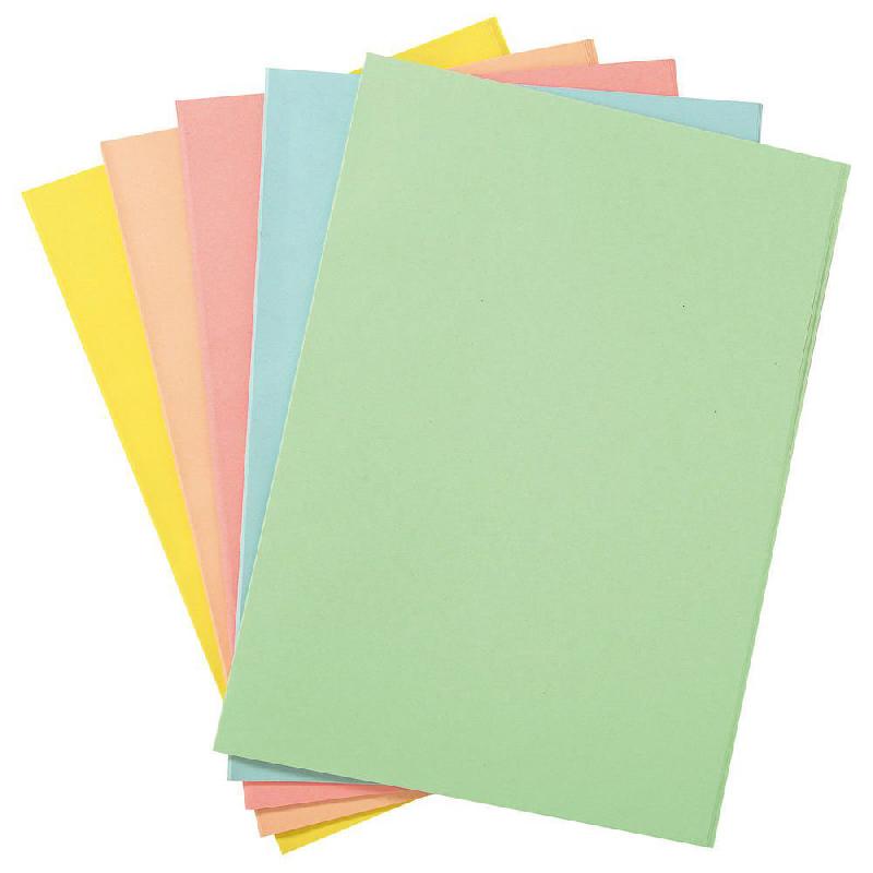 SOUS-CHEMISES 60G RECYCLEES - 22 X 31 CM - ASSORTIS PASTEL - LOT DE 250