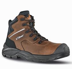 U-Power - Chaussures de sécurité hautes sans métal GREENLAND UK - Environnements humides - S3 SRC Marron Taille 38 - 38 marron matière synthétiqu_0