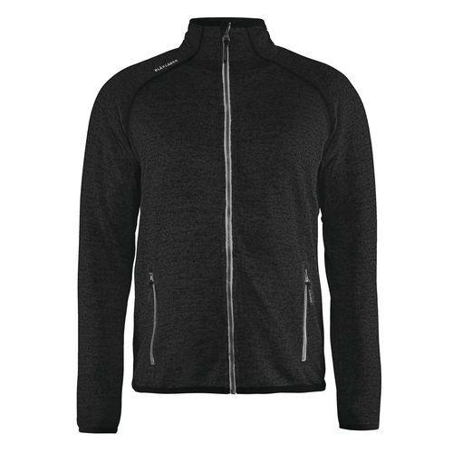 VESTE DE TRAVAIL TRICOTÉE GRIS ANTHRACITE/BLANC TAILLE XS - BLAKLADER