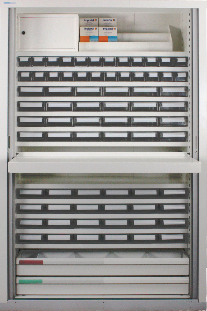 ARMOIRE À PHARMACIE À RIDEAUX POLYVALENTE