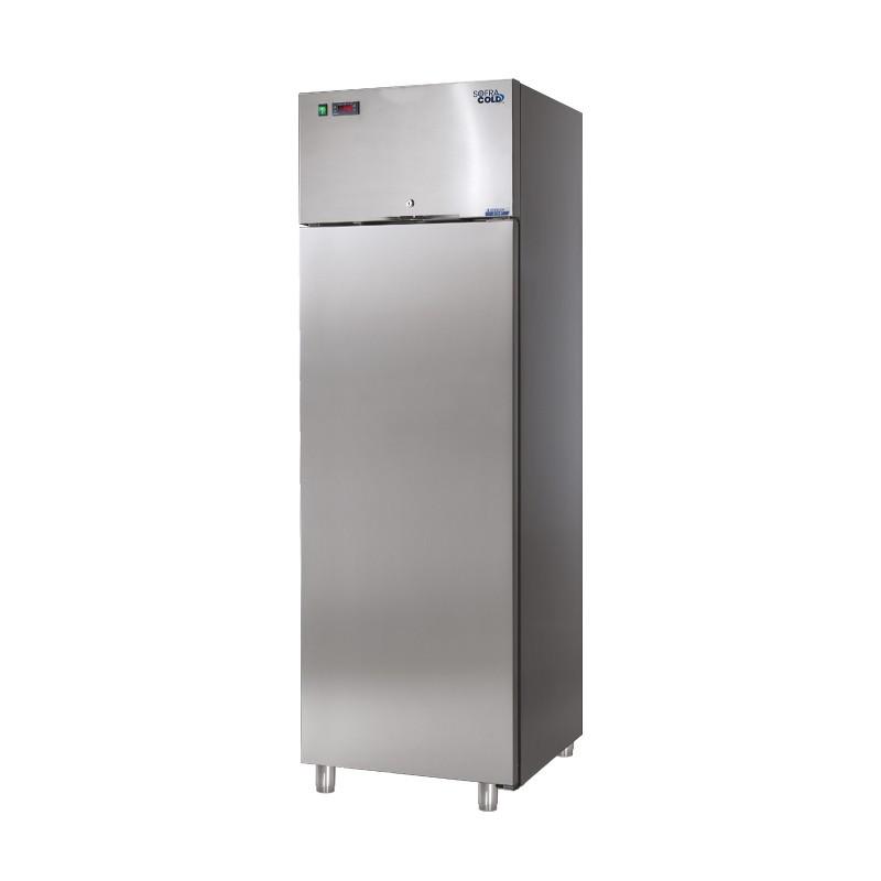Armoire réfrigérée inox positive Sofracold - 400 L - 0/+10°C - Acier inoxydable et porte réversible_0