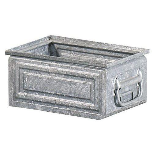 BAC DE TRANSPORT EN ACIER CAP.:9 L L HT:300 MM