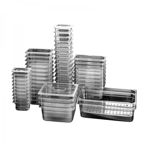 Bac gastronome en polycarbonate - GN différentes tailles - 7493.0235 - Résistance thermique et conformité alimentaire_0