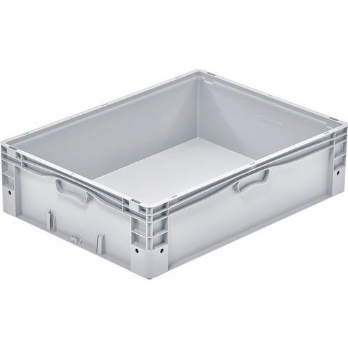 BAC GERBABLE NORME EUROPE PLEIN - LONGUEUR 800 MM - 91 L - BEKUPLAST