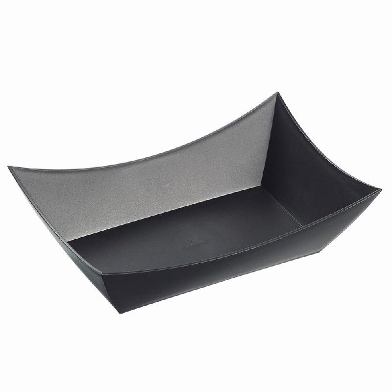 Barquette PP réemployable LOOP 22x14,5x6,5cm anthracite mat - par 60_0