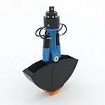 Benne travaux ferroviaire HLD-V2-70 - poids 290 kg avec rotateur THUMM type 606H_0