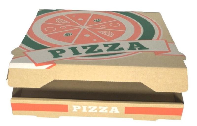 Boîte Pizza NOVABOX VALUE PACK 34.5x34.5x4cm - Format Large Kraft Brun - Angles Renforcés A - Idéal Grandes Pizzas & Livraison Pro - Lot de 500 - m_0