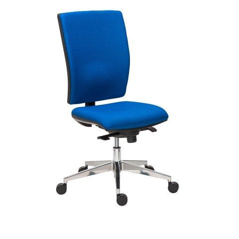 CHAISE DE BUREAU BRUNEAU ACTIV' - TISSU BLEU
