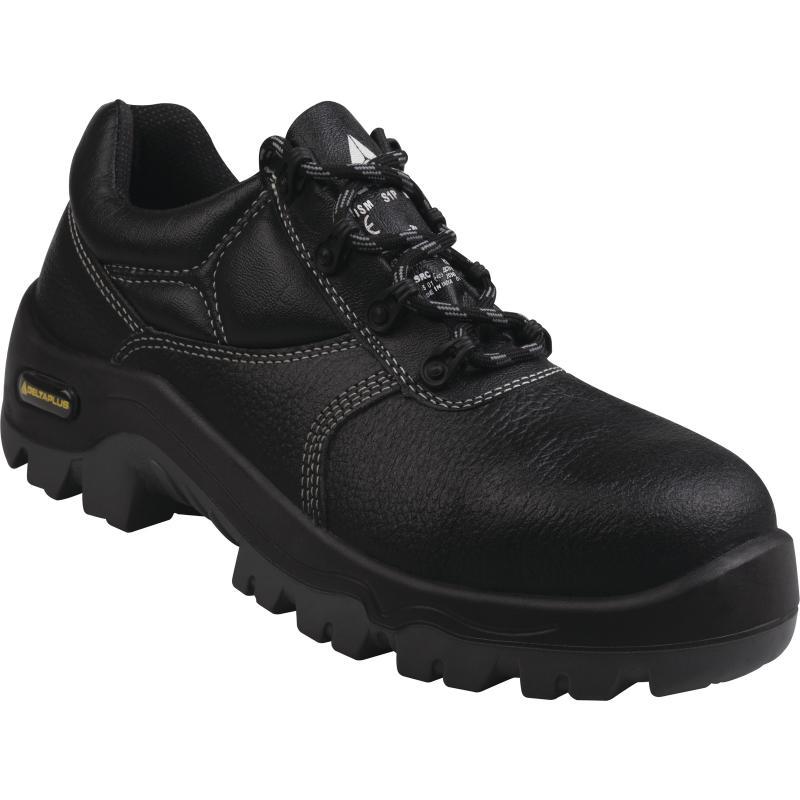 Chaussures de sécurité basses - cuir croupon pigmenté - Prisms1P - semelle PU bi-densité et amagnétique_0