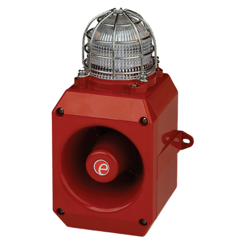 Combiné vocal/sonore - 110dB feu LED IP66 en fonte Aluminium avec grille - APELODLHLED1054_0