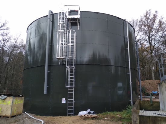 Réserve d'eau anti-incendie thermolaquée - Cuve en acier FM TANK_0