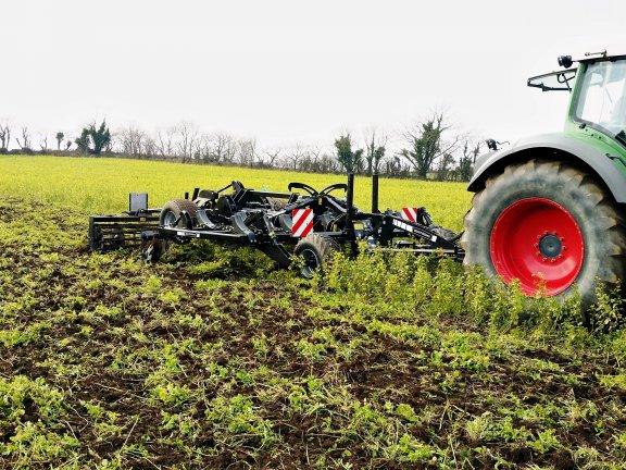 Déchaumeur à dent traîné Blackbear EVO 520 - 5,20m - Quivogne_0
