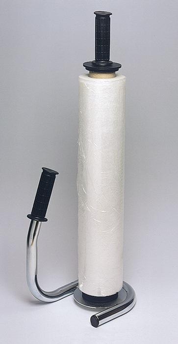 Dérouleur pour film étirable chromé adapté à  films étirables B 450/500 mm_0