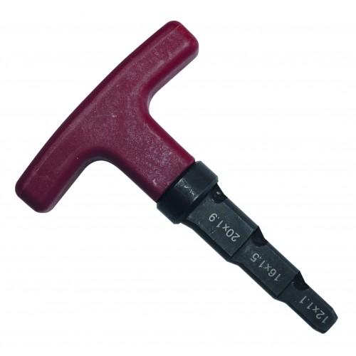 ÉBAVUREUR CALIBREUR - POUR TUBE PER DIAMÈTRE 12-16-20 MM BOUTTÉ