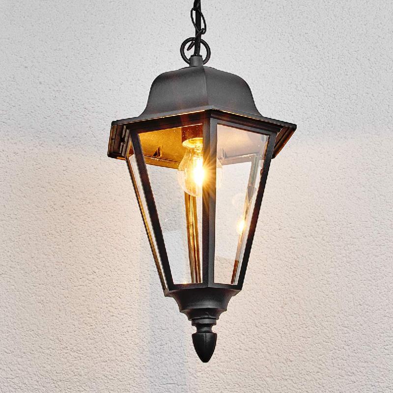 LINDBY, SUSPENSION D\'EXTÉRIEUR EDANA, 40 CM, ANTHRACITE, E27, IP44