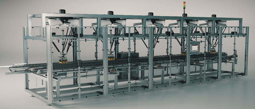 Encaisseuse robotisée ARILOAD 3 - prise et dépose de produits unitaires ou suremballés - adaptable selon cadence et application_0