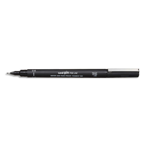 FEUTRE UNIBALL - POINTE 0,6 MM - NOIR