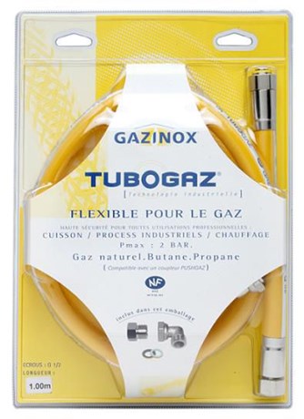 FLEXIBLE POUR LIAISON GAZ EN GAZ NAT. ET GPL