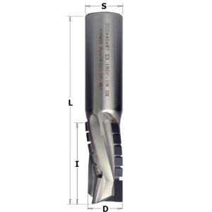 FRAISE À DÉFONCER HÉLICOÏDALE DIAMANT Z3 - DIAMÈTRE 22MM - LONGUEUR DE COUPE 70MM - QUEUE DE 25MM - CMT ORANGE TOOLS