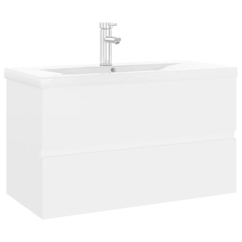 Helloshop26 - Armoire d'évier avec lavabo intégré pratique 80 x 38,5 x 45 cm style contemporain finition mate en bois d'ingénierie 02_0055092 - Bo_0