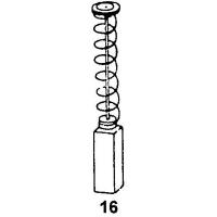 JEU DE 2 CHARBONS 5 X 8 X 15.5  POUR BOSCH