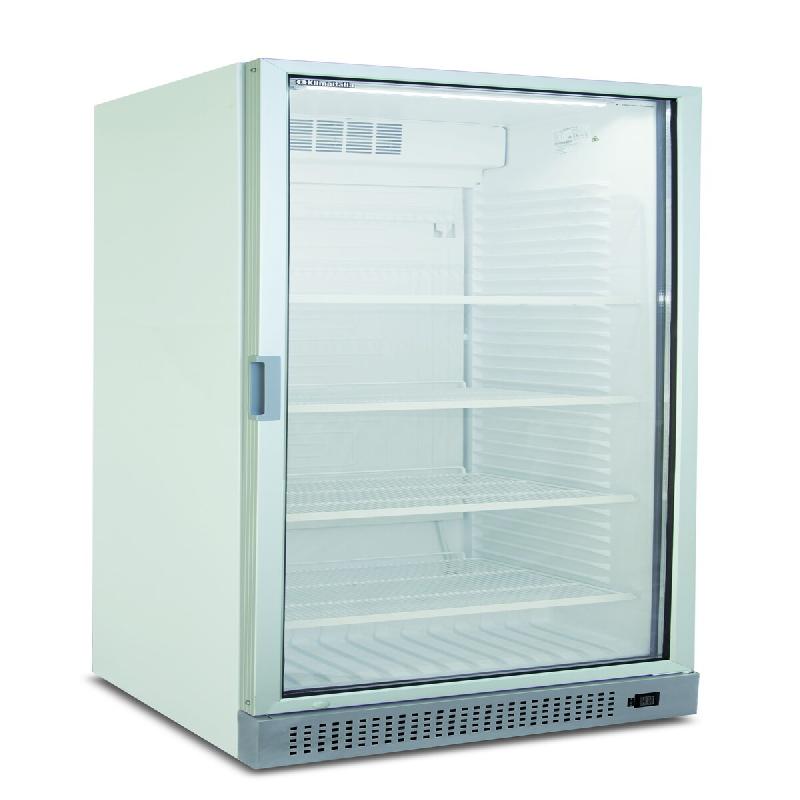 KLIMAITALIA Réfrigérateur d’exposition statique avec agitateur et thermomètre analogique. Température 0°C/+10°C.  Modèle CL372VWHITE_0