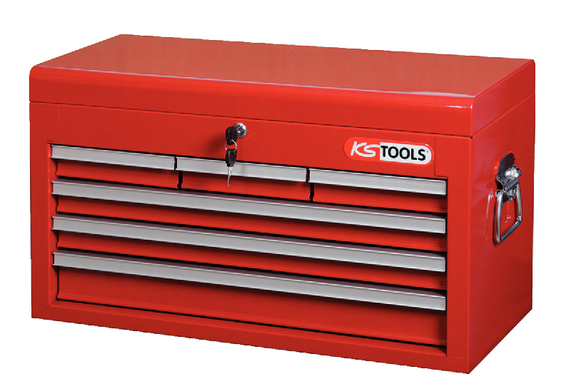 KSTOOLS - Coffre à outils vide 6 tiroirs avec serrure - Compatible 890,0004 et 890,0007 - Réf. 891.0006_0