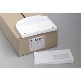 LA COURONNE BOÎTE DE 1000 ENVELOPPES VÉLIN BLANC INSERTION MÉCANIQUE 80G, 162X229MM NF