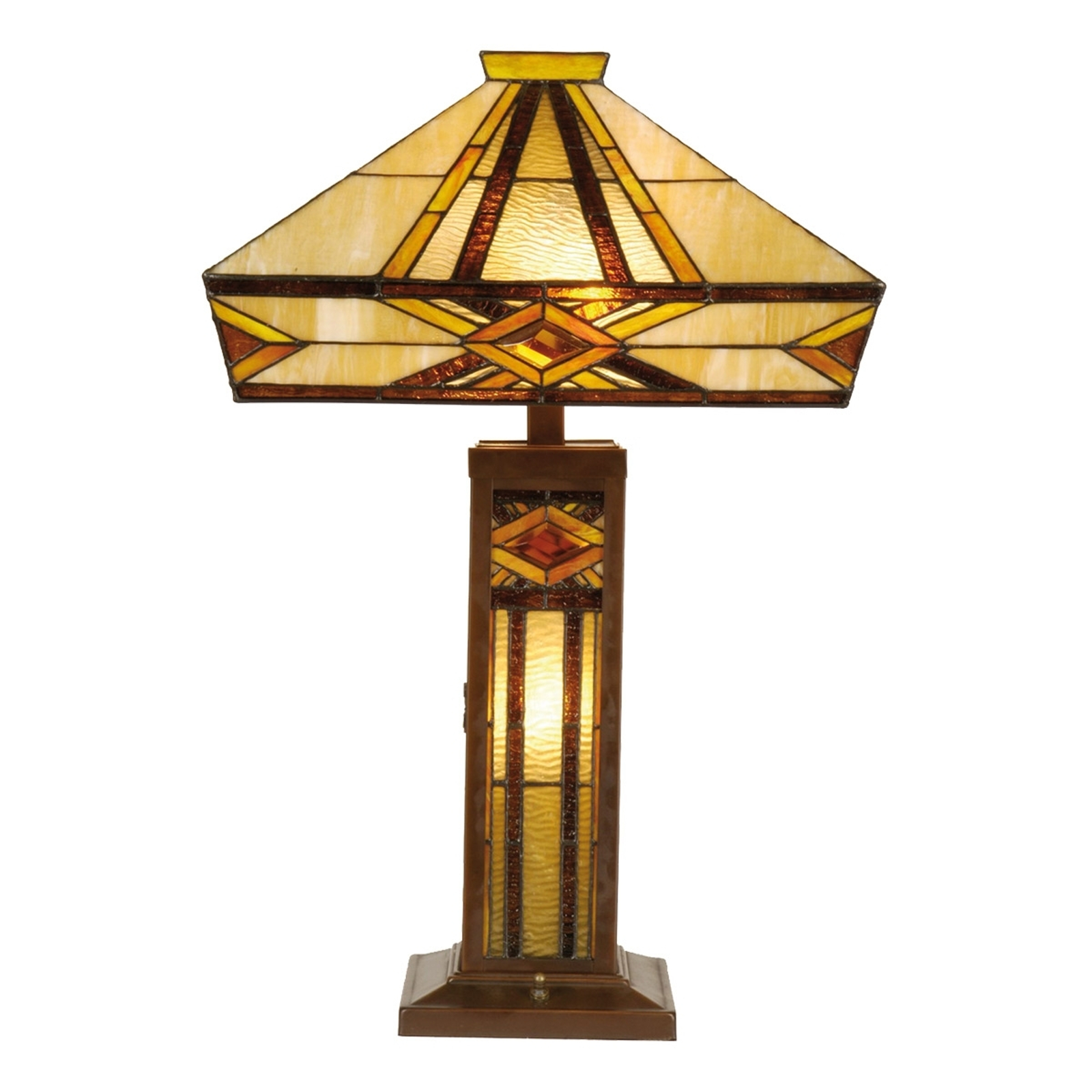 CLAYRE&EEF LAMPE À POSER GLENYS STYLE TIFFANY