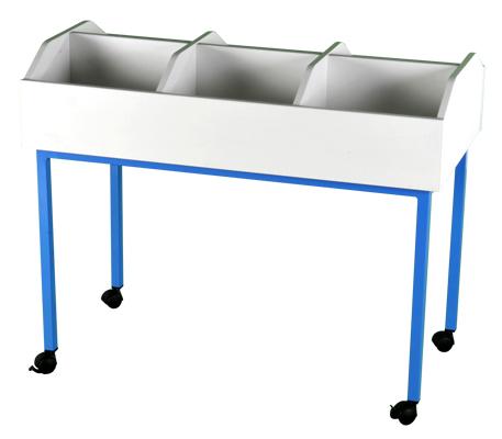 BAC POLYVALENT MOBILE ZÉDIA JAUNE RAL 1023 - MANUTAN COLLECTIVITÉS