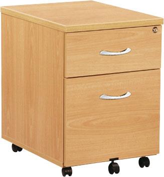 CAISSON MOBILE 2 TIROIRS QUATUOR BLANC - MANUTAN COLLECTIVITÉS