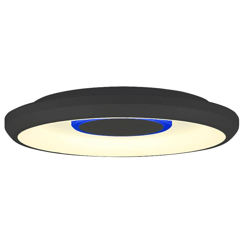 LINDBY SMART LYNDEN PLAFONNIER LED Ø 38 CM NOIR RVB TUYA