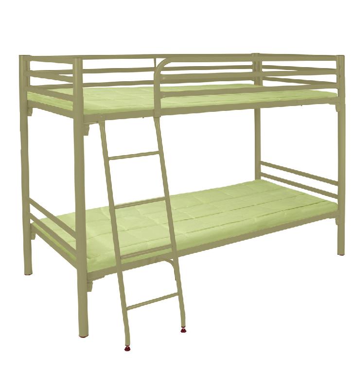 LIT SUPERPOSÉS ALBA MÉTAL 80X190 SOMMIER AGGLO CACTUS - MANUTAN COLLECTIVITÉS