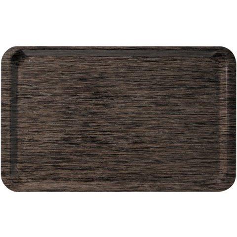 LOT DE 25 - PLATEAU STRATIFIÉ GN 1/1 53 X 32,5 CM - WENGÉ