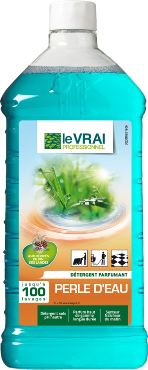 Lvp nettoyant surodorant concentre parfum ph pur: 8 parfum perle d'eau (4264) flacon de 1l_0