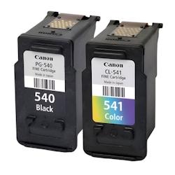 Pack de 2 cartouches d'encre authentiques Canon 540/541 Noir et couleurs - programme SECOND - multicolore 3701352377969_0