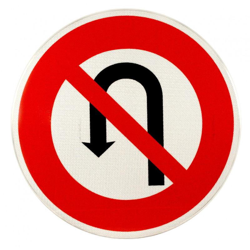 Panneau B2c - Interdiction de faire demi-tour_0
