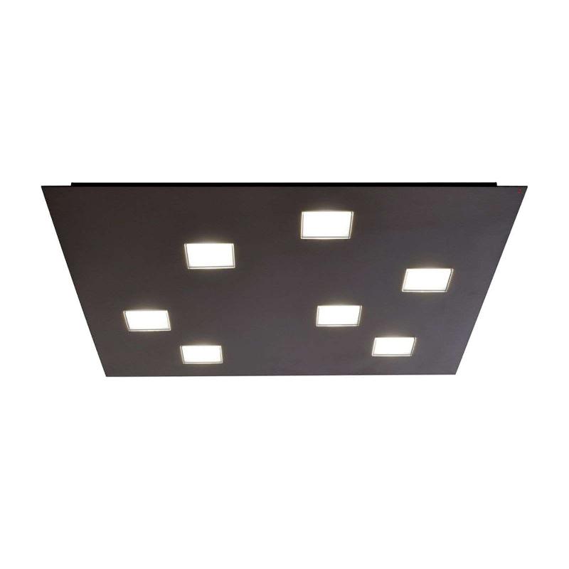FABBIAN PLAFONNIER LED QUARTER NOIR, 7 LAMPES