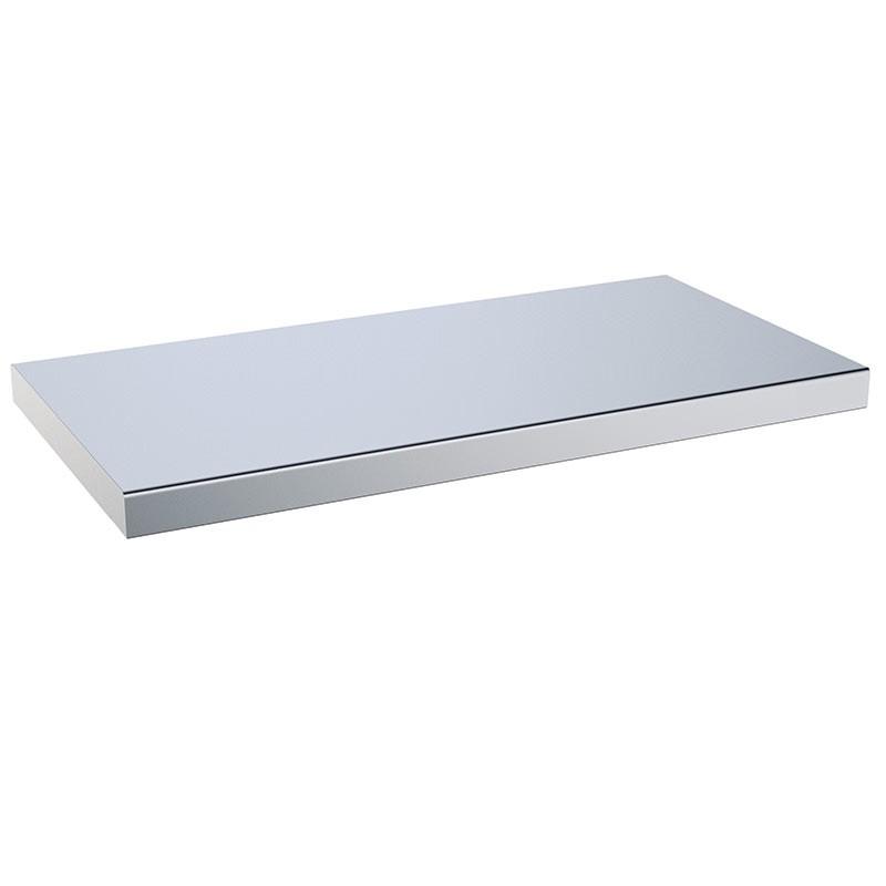 Plan de travail central en inox P 600 mm -_0